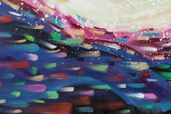 XXL Öl Gemälde 'World of Rainbows' | Handgemaltes Unikat