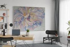XXL Öl Gemälde 'Wunderblume' | Handgemaltes Unikat