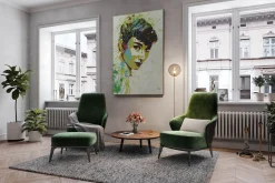 XXL Öl Gemälde 'Yellow Audrey' | Handgemaltes Unikat