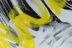 XXL Öl Gemälde 'Yellow Love' | Handgemaltes Unikat