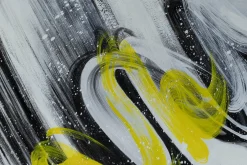 XXL Öl Gemälde 'Yellow Love' | Handgemaltes Unikat