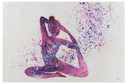 XXL Öl Gemälde 'Yoga in Colours' | Handgemaltes Unikat