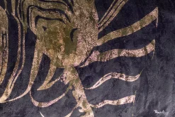 XXL Öl Gemälde 'Zebra aus Gold' | Handgemaltes Unikat
