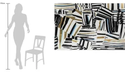 XXL Öl Gemälde 'Zebra meets Art' | Handgemaltes Unikat